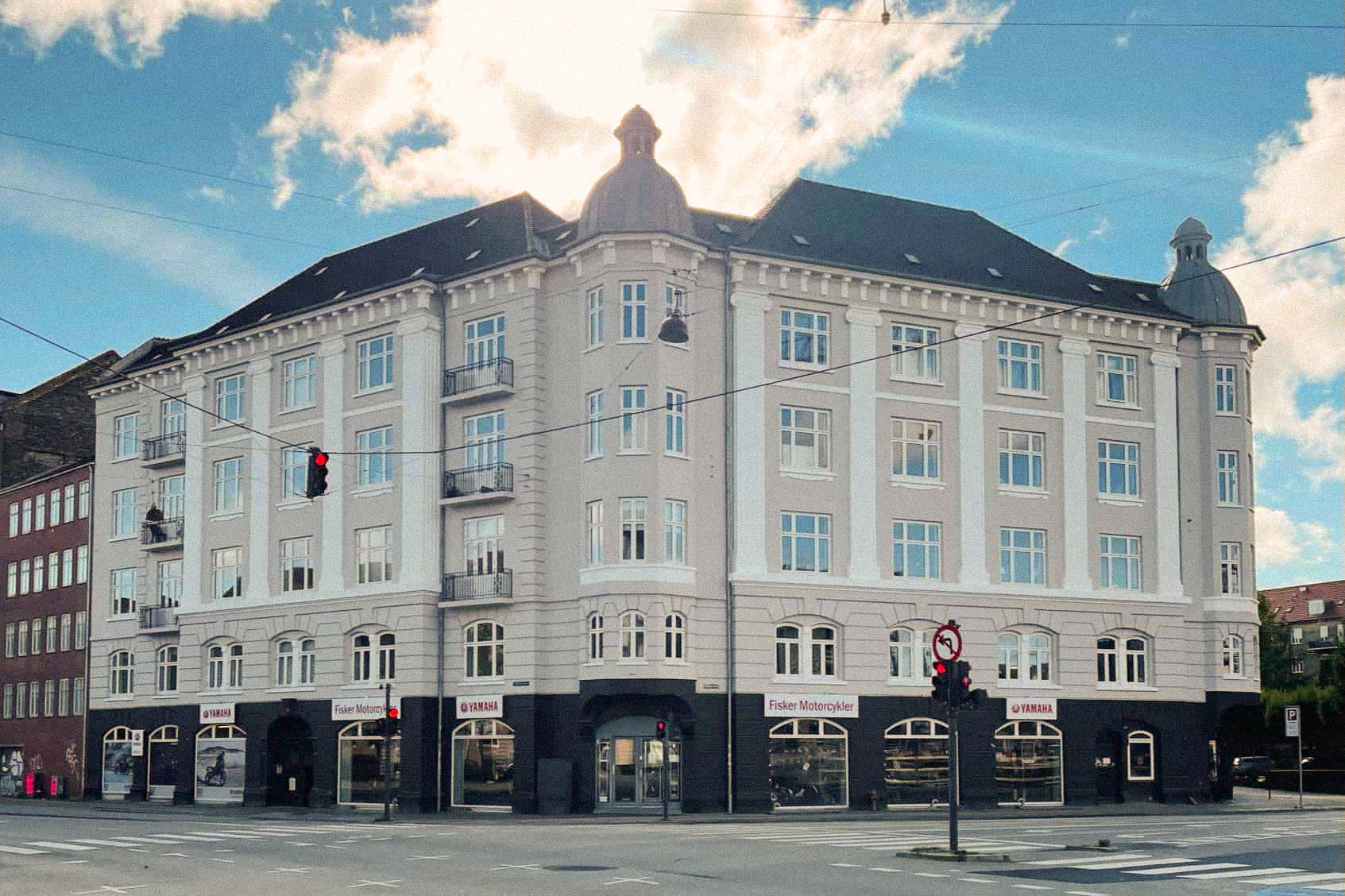 Efterbillede facaderenovering på Ågade